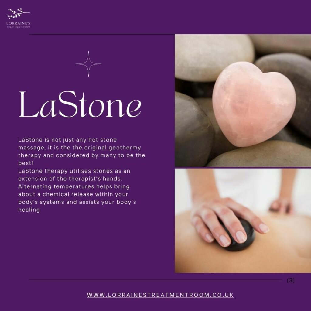 LaStone massage
Hot stone massage